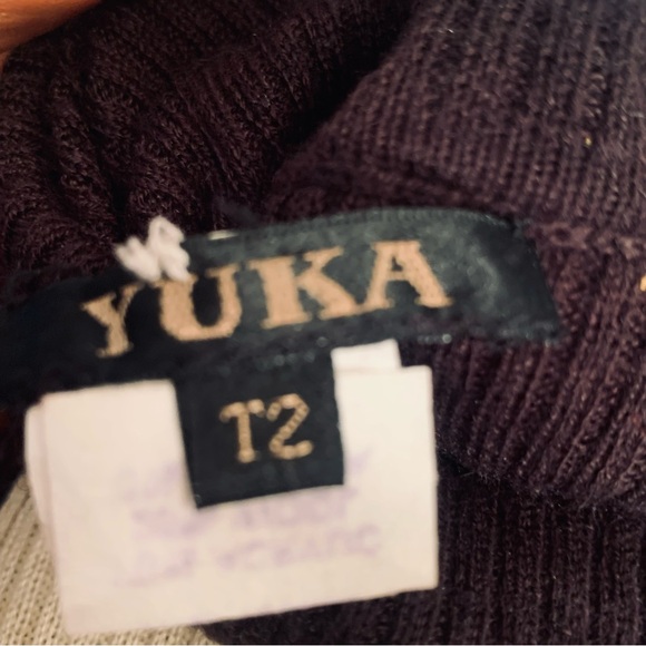 Yuka Wool mix and lace turtleneck sweater Size T2 - Picture 4 of 11